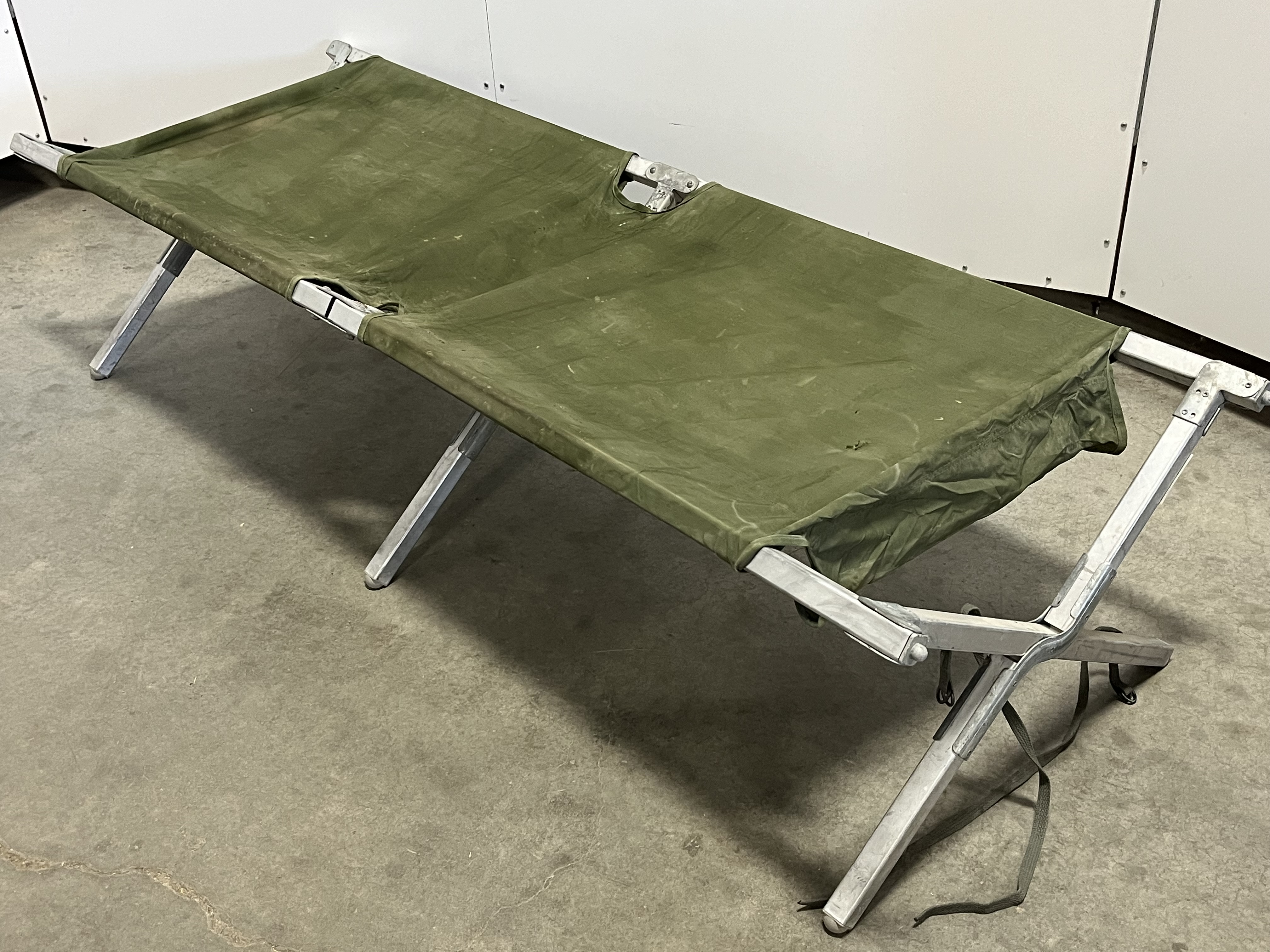 Military Cot 76”L x 26”W x 19”H Portable Folding Camping Cot